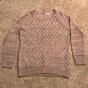 Blush knit sweater